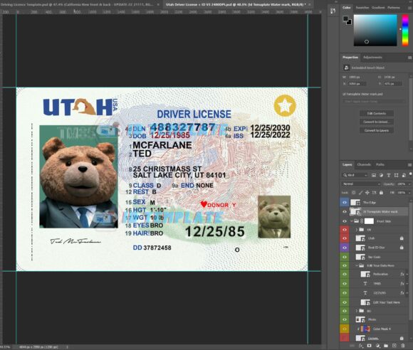 Utah New Driving license