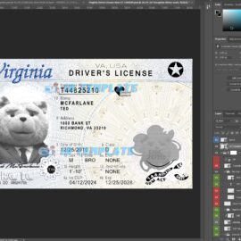 Virginia new Driving license