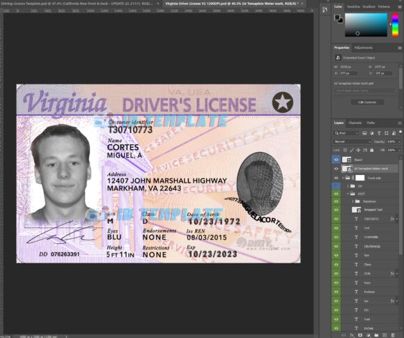 Virginia Driving license