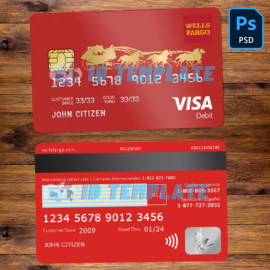 Wells Fargo Visa Debit card