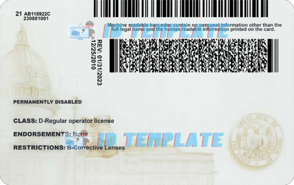 IDaho Driving license New