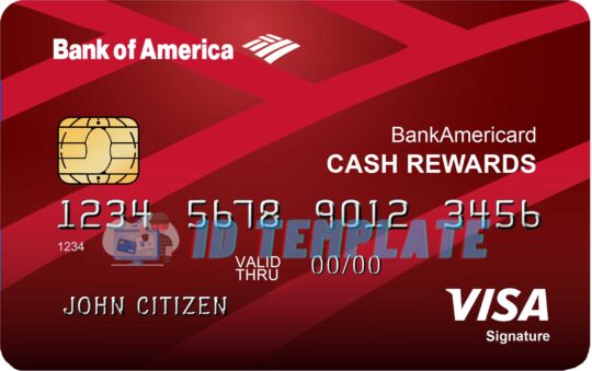 Bank of America Visa signature Card