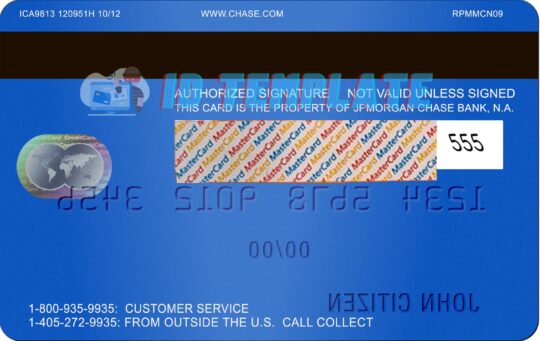 Chase bank Mastercard Debit Card