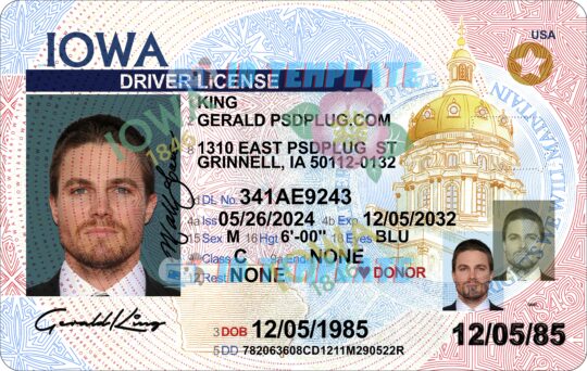 Iowa Driving license New