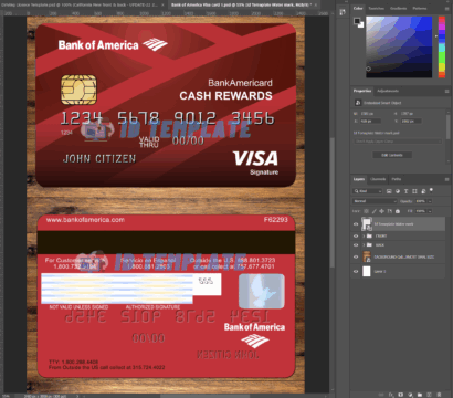 Bank of America Visa signature Card