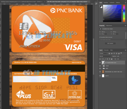 PNC Bank Visa Debit Card