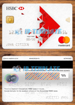 Singapore HSBC Bank Mastercard