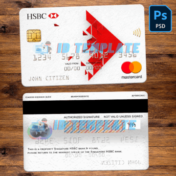 Singapore HSBC Bank Mastercard