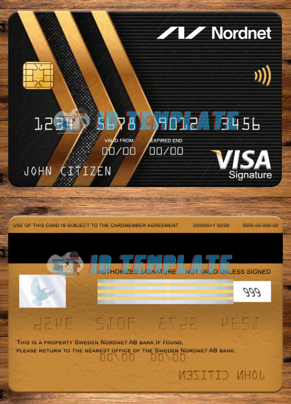 Sweden Nordnet AB Bank Card