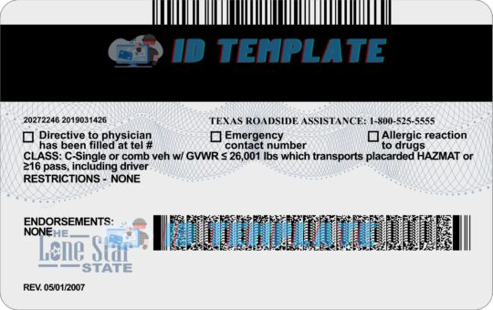 Texas Driver License