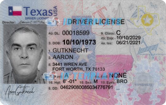Texas Driving license New