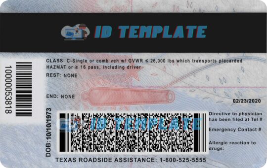 Texas Driving license New