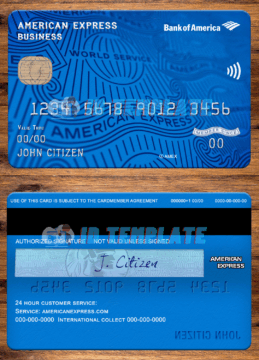 Bank of American Express Business Card
