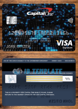Capital One bank Visa card