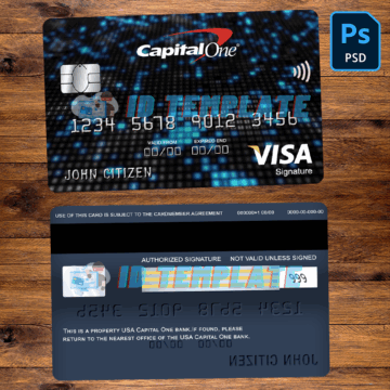Capital One bank Visa card