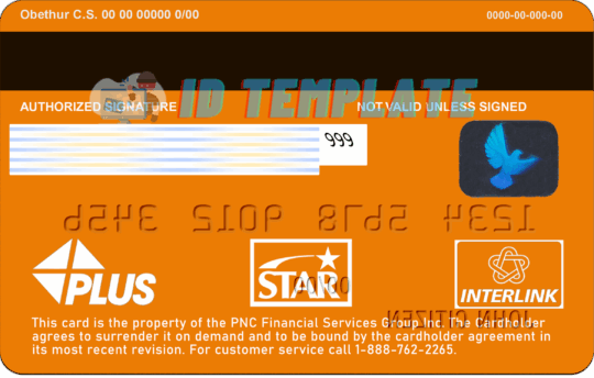 PNC Bank Visa Debit Card