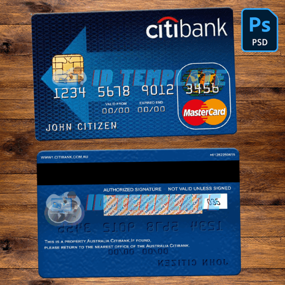 Australia Citibank Mastercard