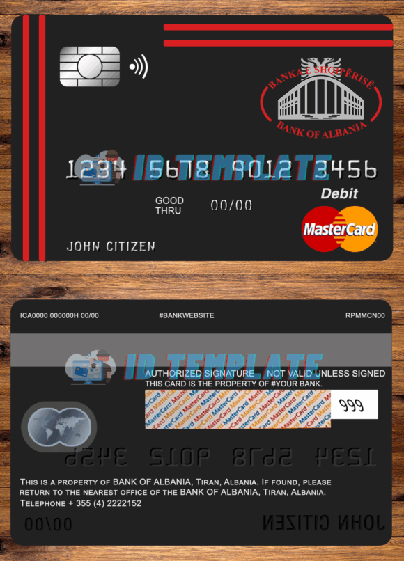 Bank of Albania Mastercard