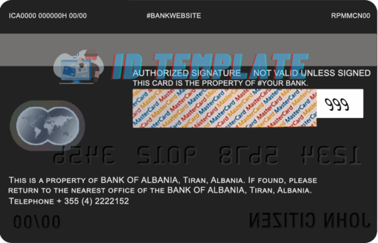 Bank of Albania Mastercard