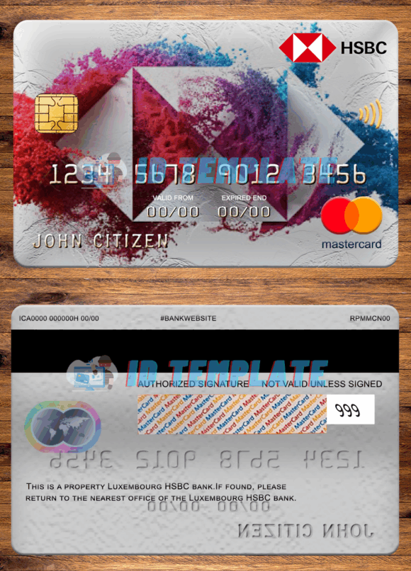 Luxembourg HSBC Mastercard