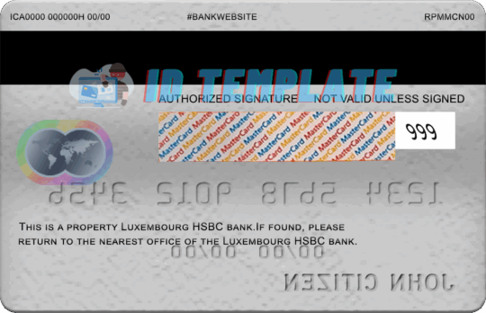 Luxembourg HSBC Mastercard