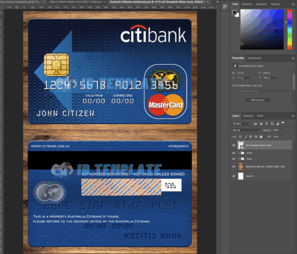 Australia Citibank Mastercard