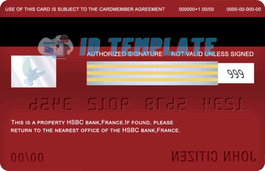 France HSBC Visa Classic Card
