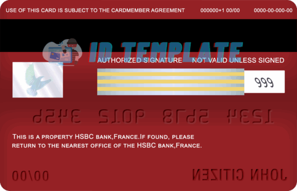 France HSBC Visa Classic Card