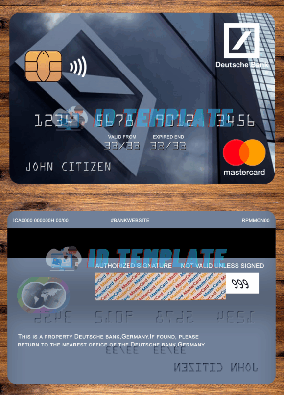 Germany Deutsche Bank Mastercard