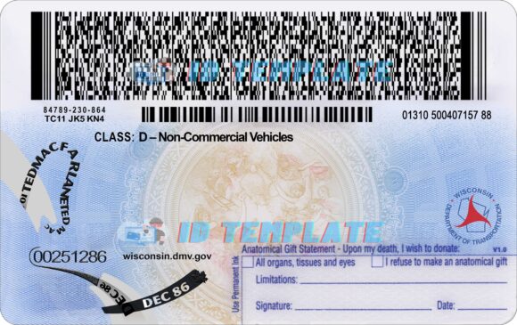 Wisconsin New Driving license 6