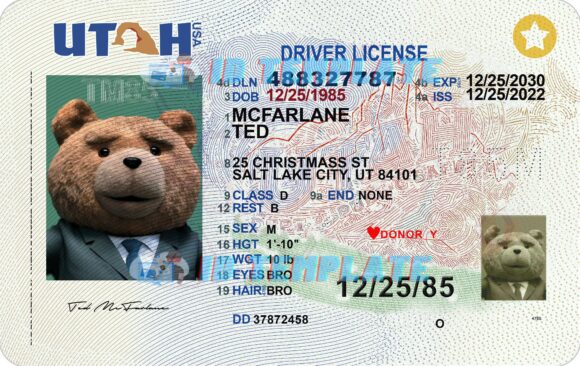 Utah Driving license New