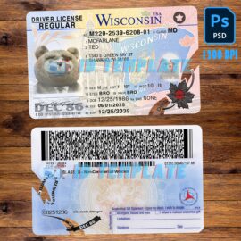 Wisconsin New Driving license