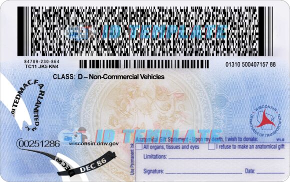 Wisconsin New Driving license 4